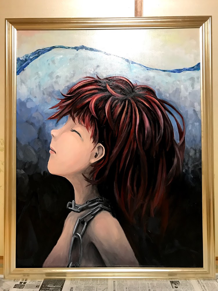 ①横顏